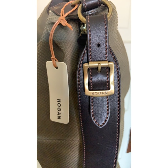 ‘Hogan’ olive green shoulder bag - Picture 5 of 9